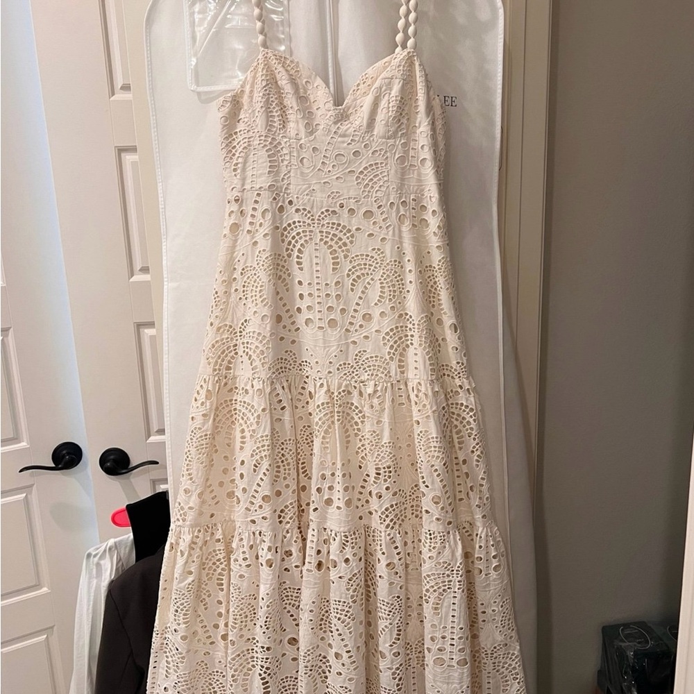 Farm Rio cream dress size M